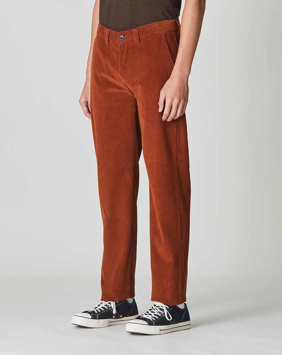 ECOSSE CORDUROY UNISEX TROUSERS | OLD GOLD