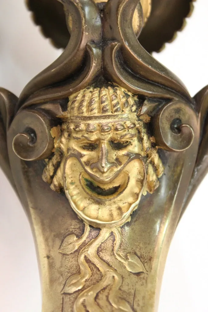 Edward F. Caldwell & Co. American Neoclassical Revival Gilt Bronze Sconces