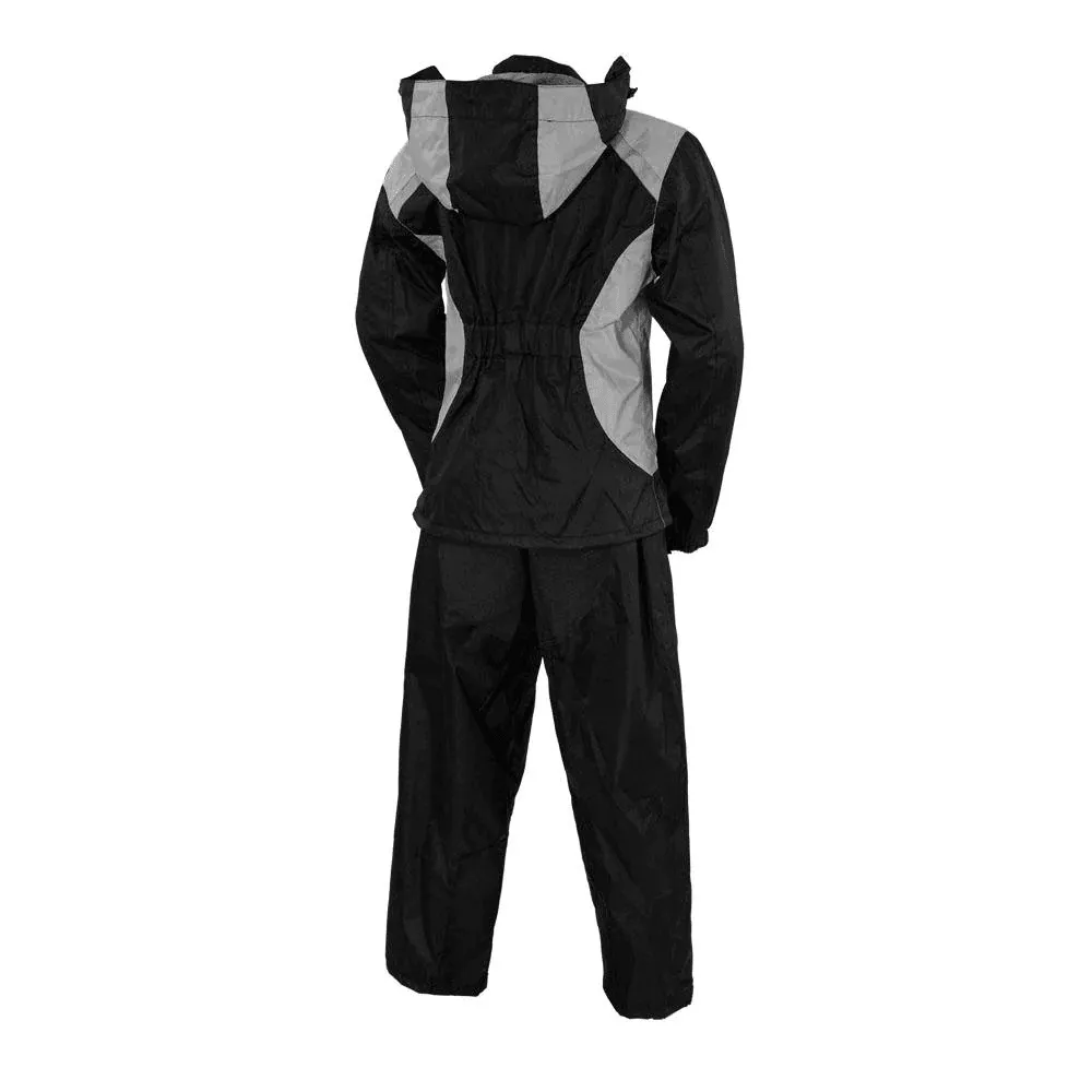 First Mfg Women's Motorcycle Rain Suit - Grey