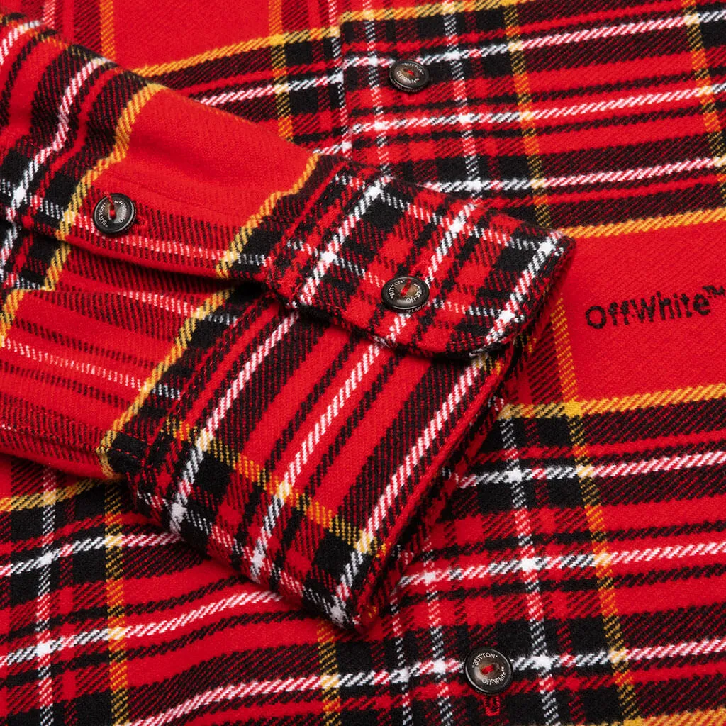 Flannel Skate Shirt - Red/Black