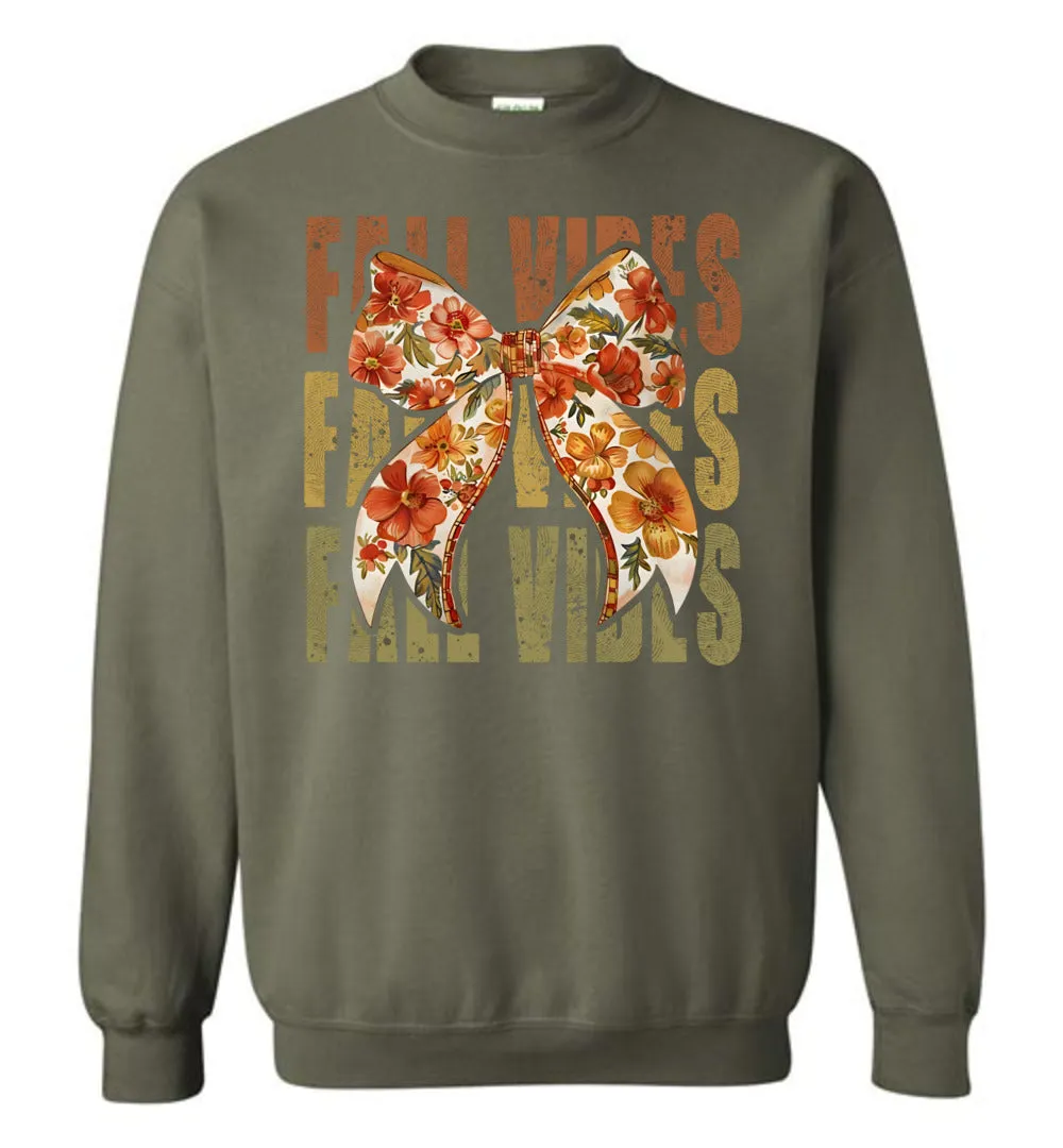 Floral Fall Vibes Sweatshirt