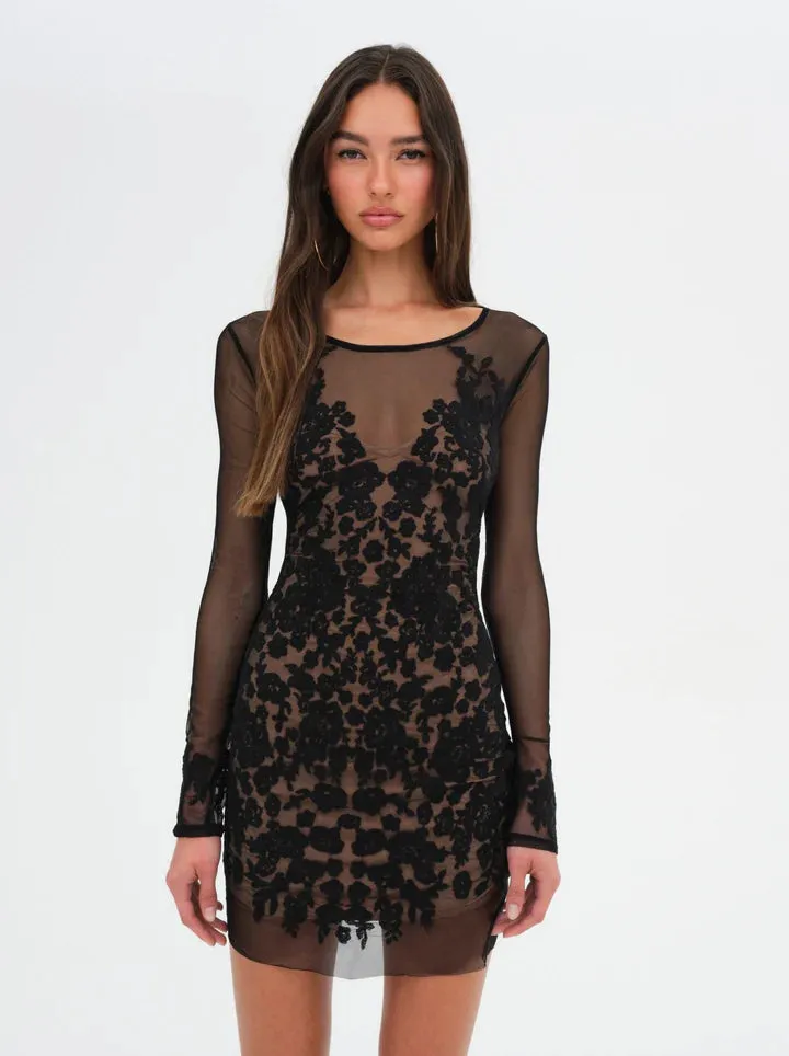 For Love & Lemons - Luau Mini Dress - Black