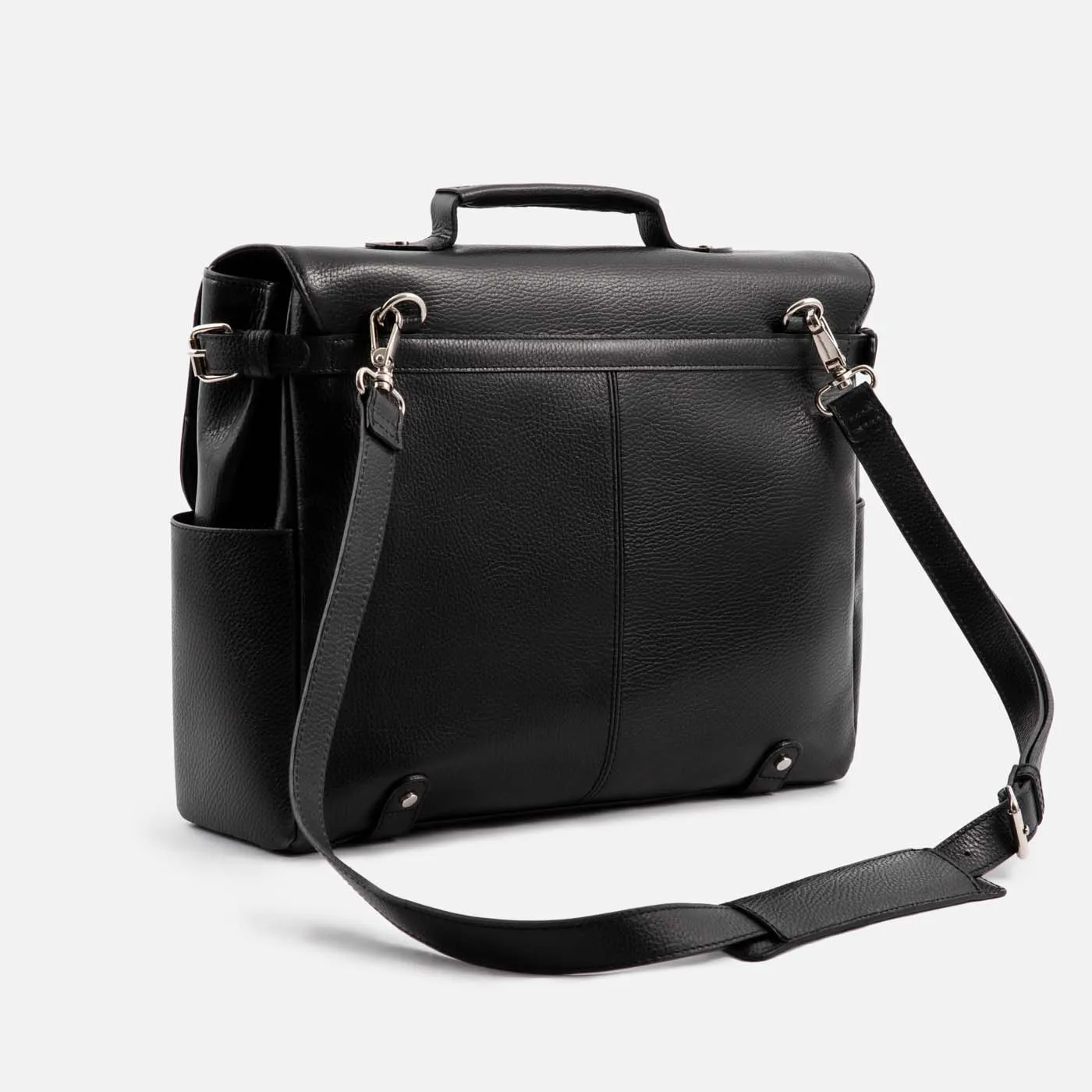 Gaston Messenger Bag - Pebbled - Men's