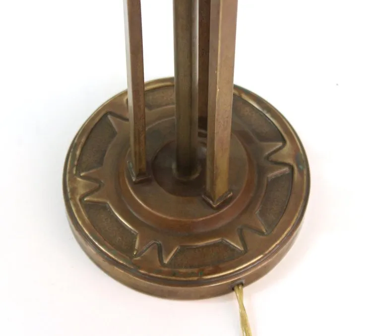 German Darmstadt Jugendstil Table Lamp Attributed to Peter Behrens