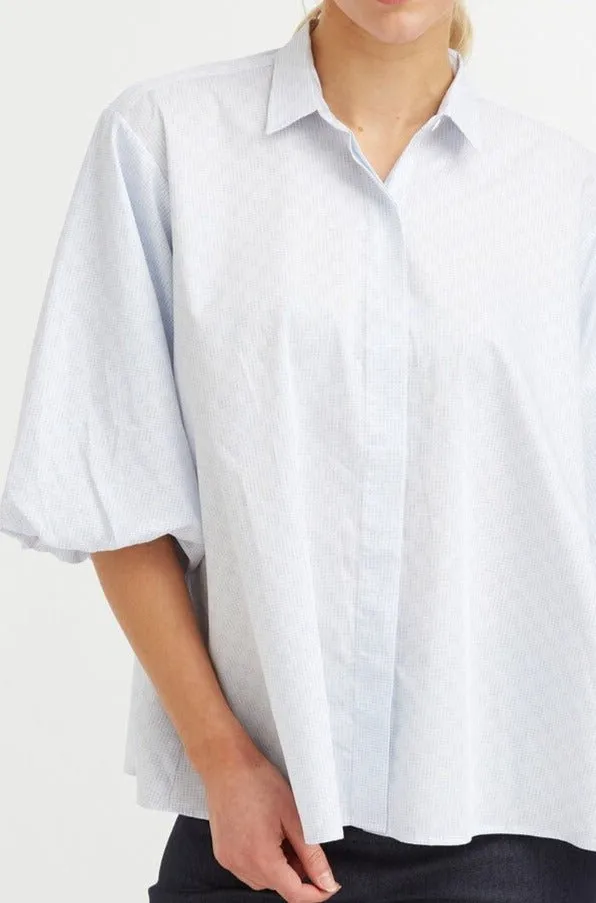 GIGI SHIRT IN ITALIAN STRETCH COTTON