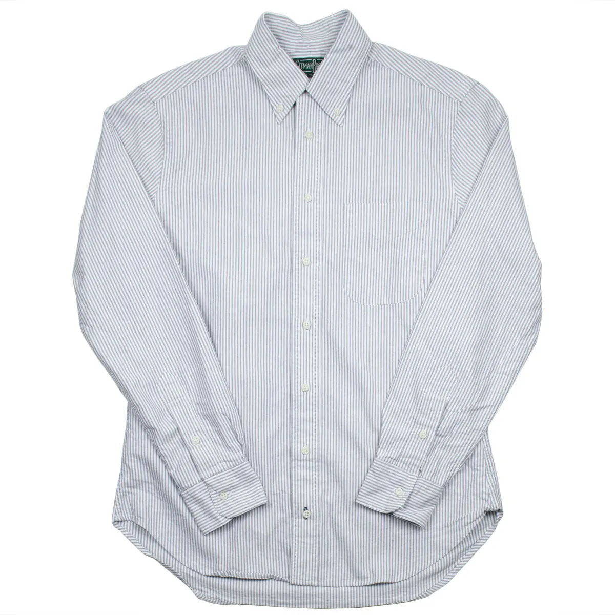 Gitman Vintage - Oxford Shirt - Grey Stripe