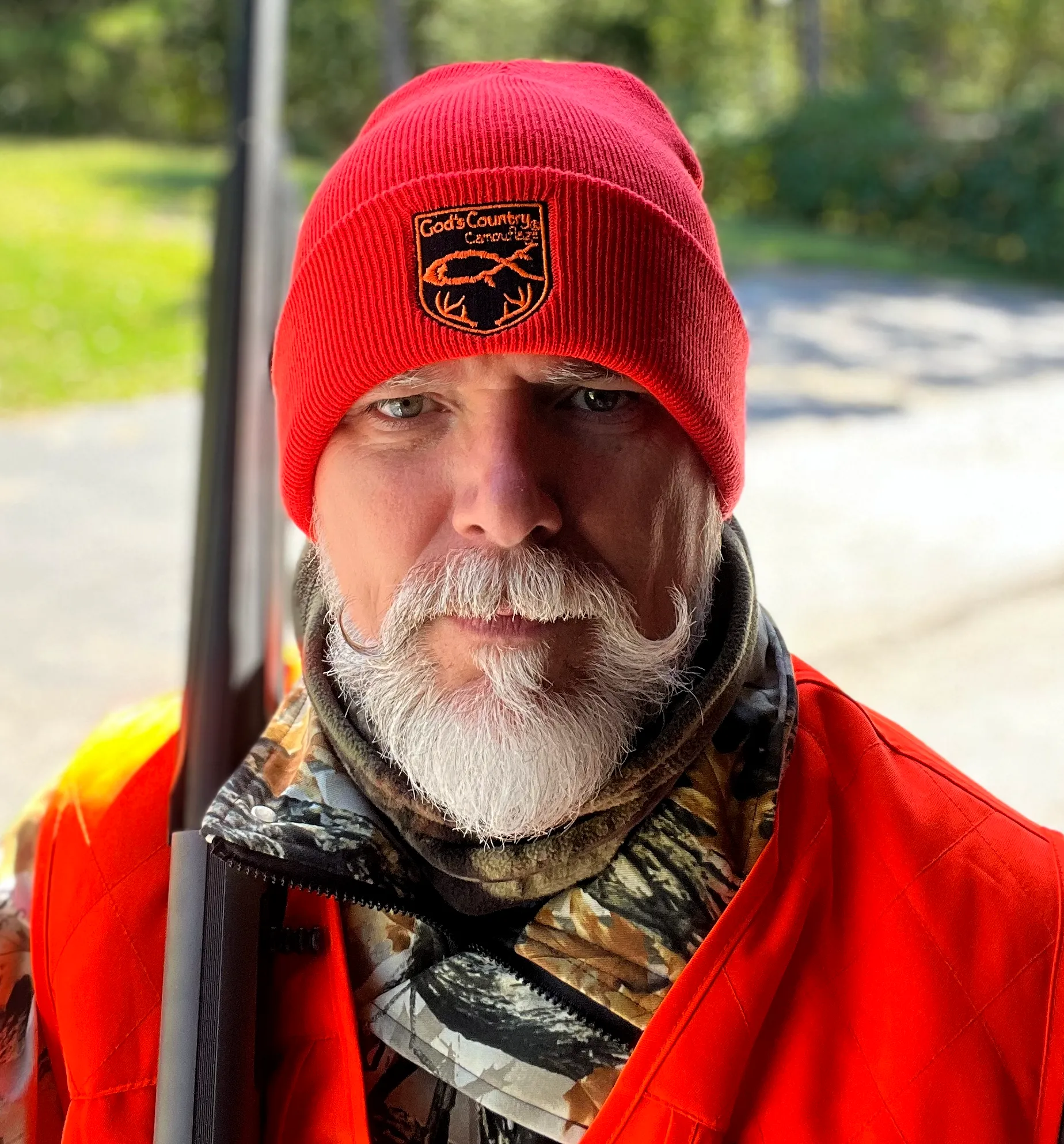 God's Country Blaze Orange Cuff Beanie