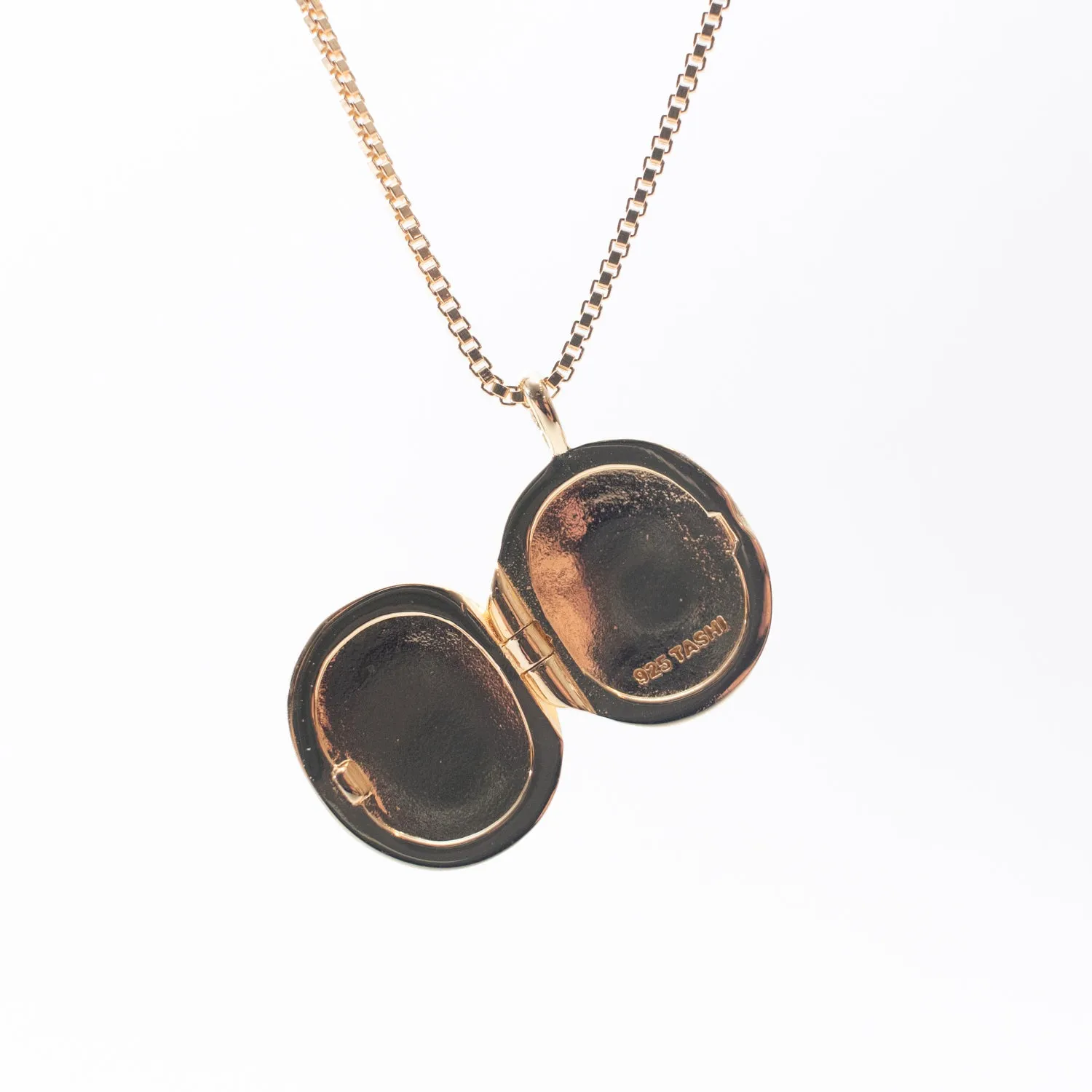 Gold Vermeil Round Locket