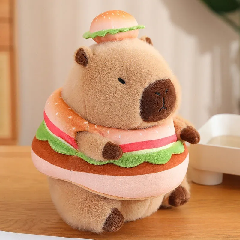 Hamburger Capybara Plush