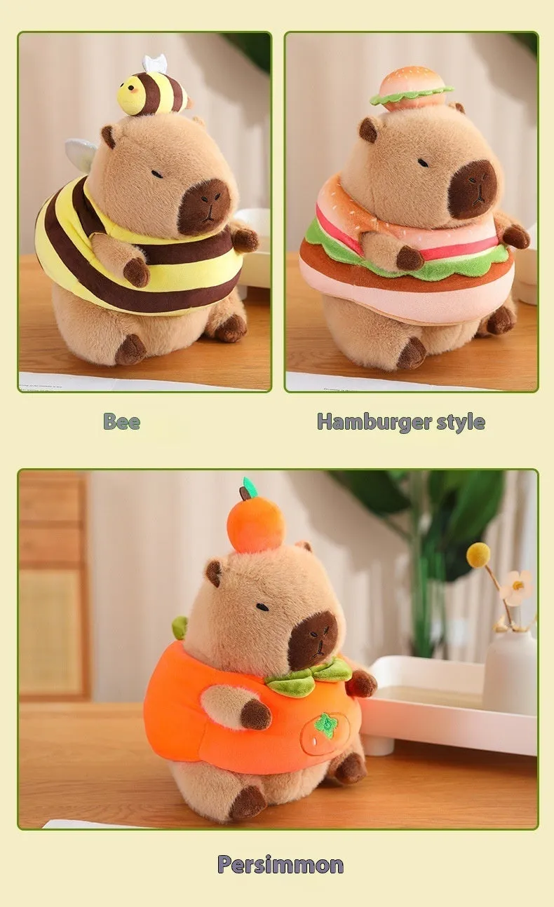 Hamburger Capybara Plush