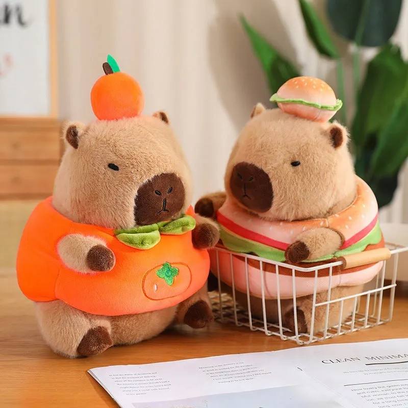 Hamburger Capybara Plush