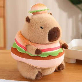 Hamburger Capybara Plush