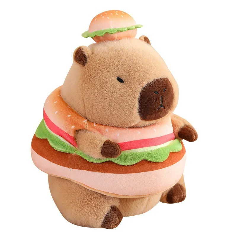 Hamburger Capybara Plush