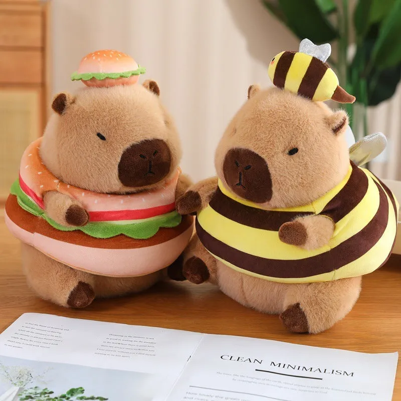 Hamburger Capybara Plush