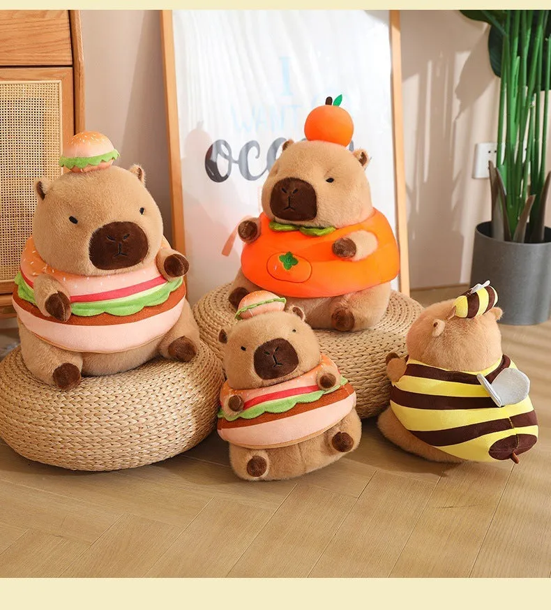 Hamburger Capybara Plush