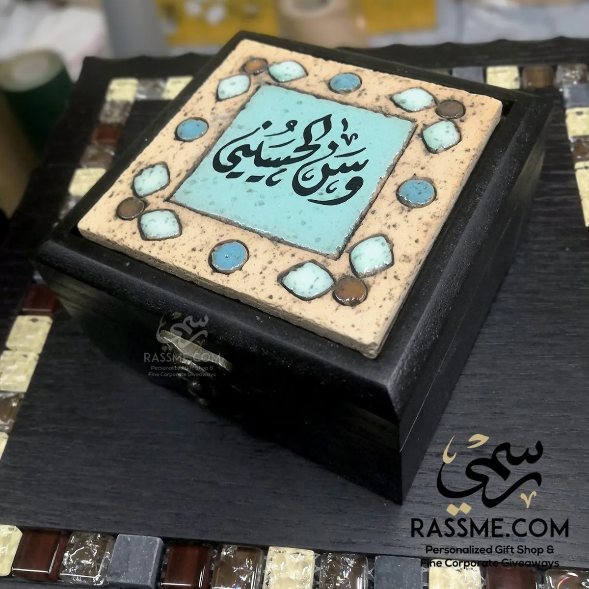 Hand Calligraphy Wooden Nabataeans Box