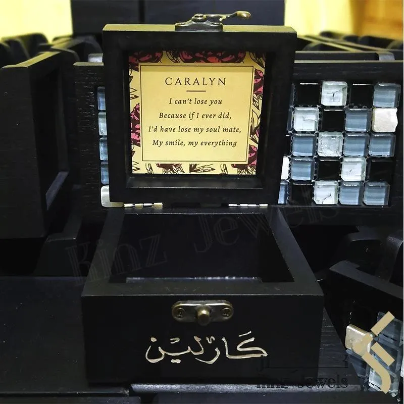 Hand Calligraphy Wooden Nabataeans Box