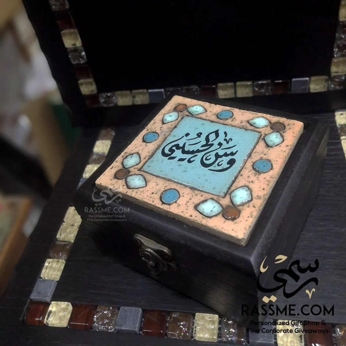 Hand Calligraphy Wooden Nabataeans Box