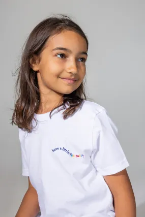 Have a Little Fun Today Embroidered Kids Tee