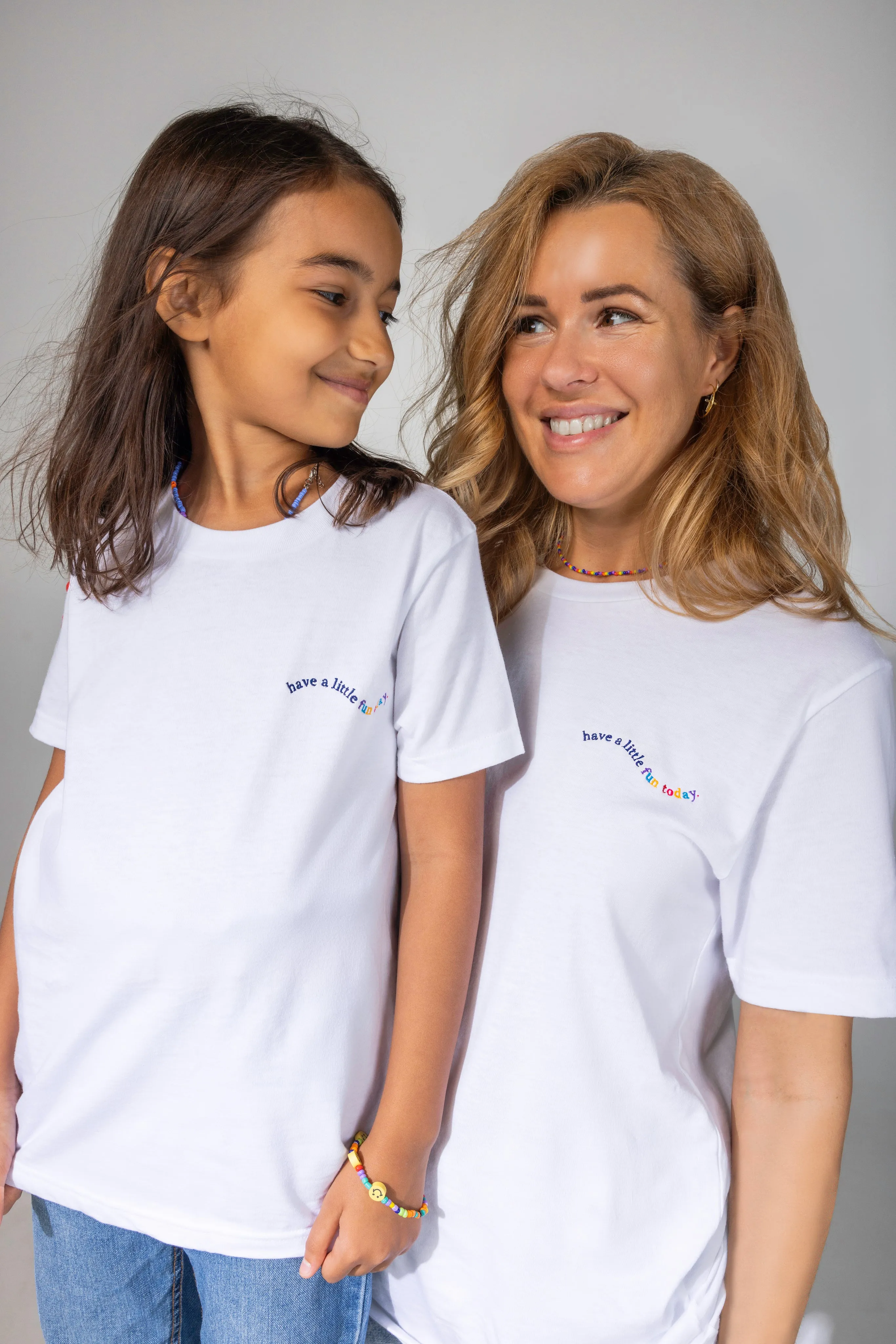 Have a Little Fun Today Embroidered Kids Tee