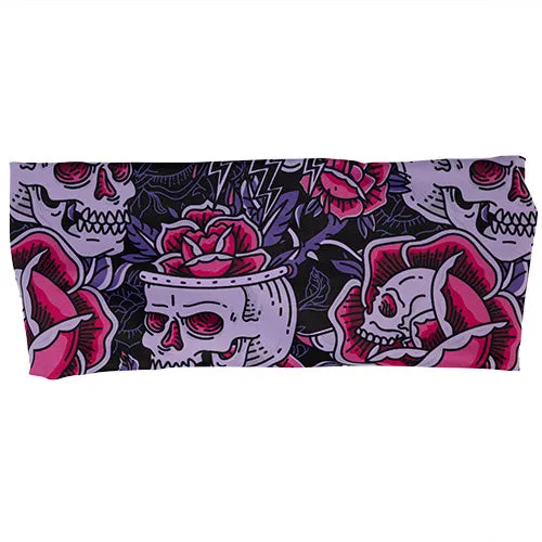 Headband - Inked Skulls