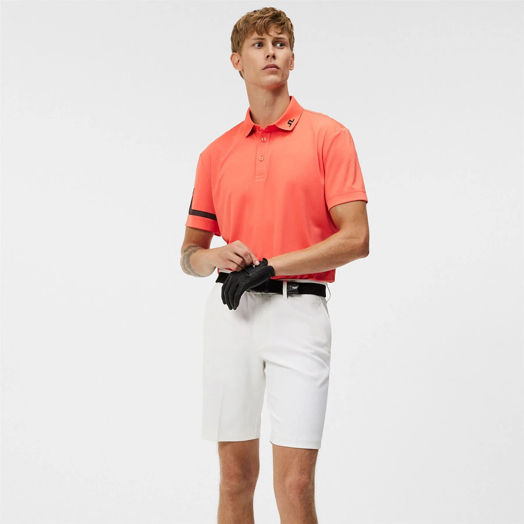 Heath TX Jersey Regular Fit Polo Hot Coral - W23