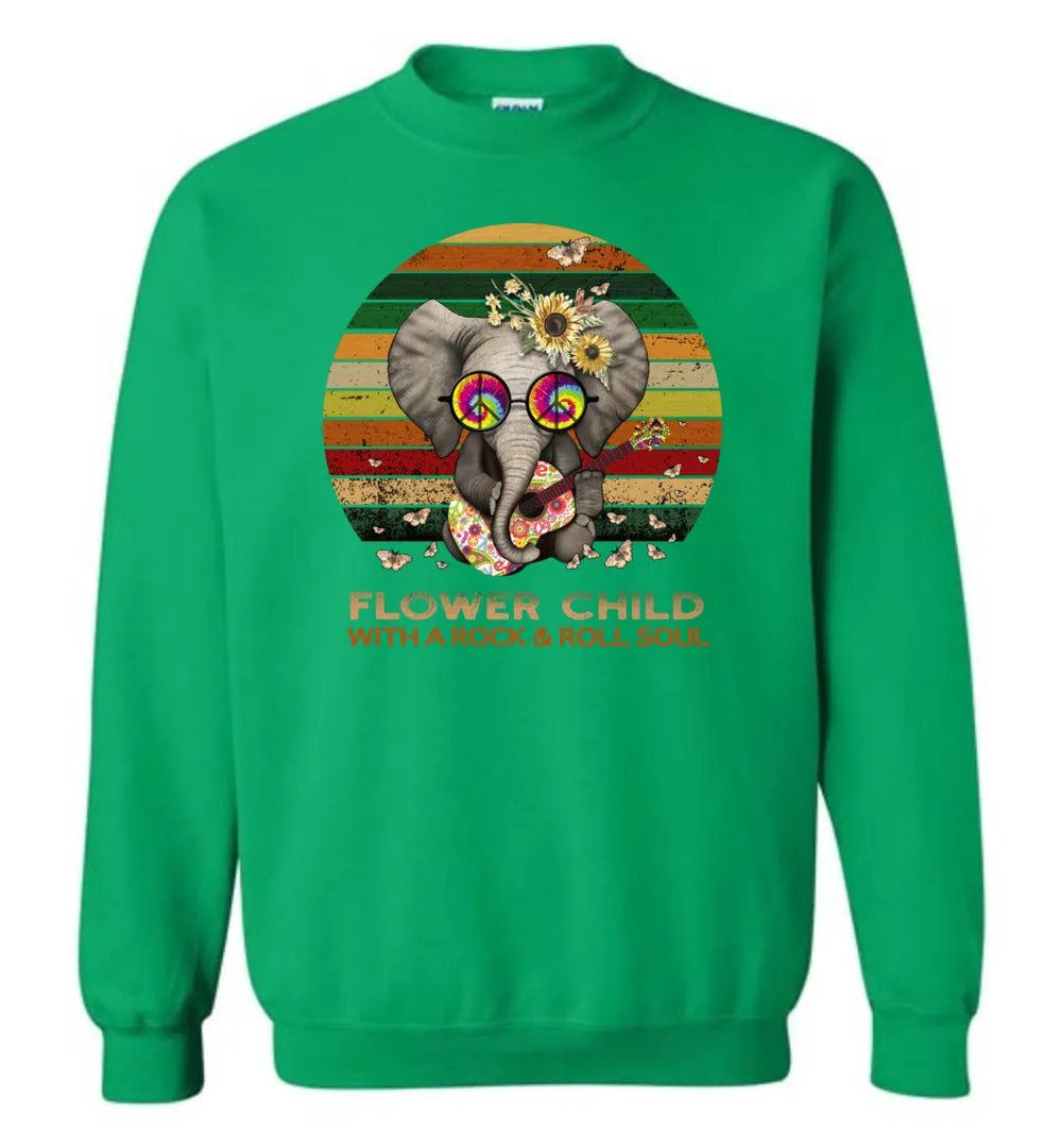 Hippie - Rock n Roll Soul Crewneck Sweatshirt