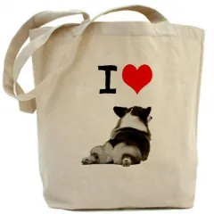 I Love Corgis Tote Bag