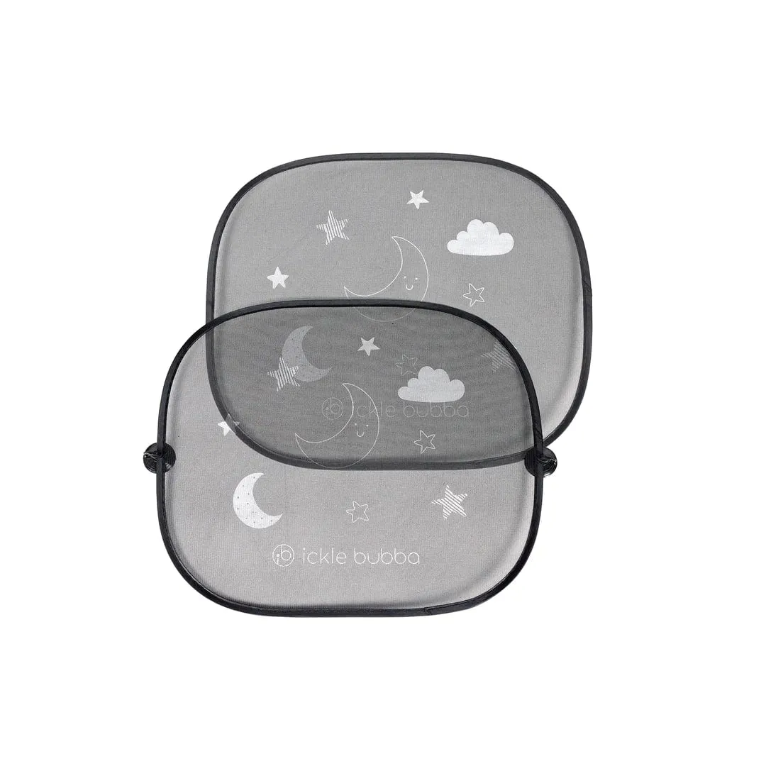 Ickle Bubba Stomp Luxe All-in-One Travel System with Isofix Base (Galaxy) - Silver/Charcoal Grey/Black