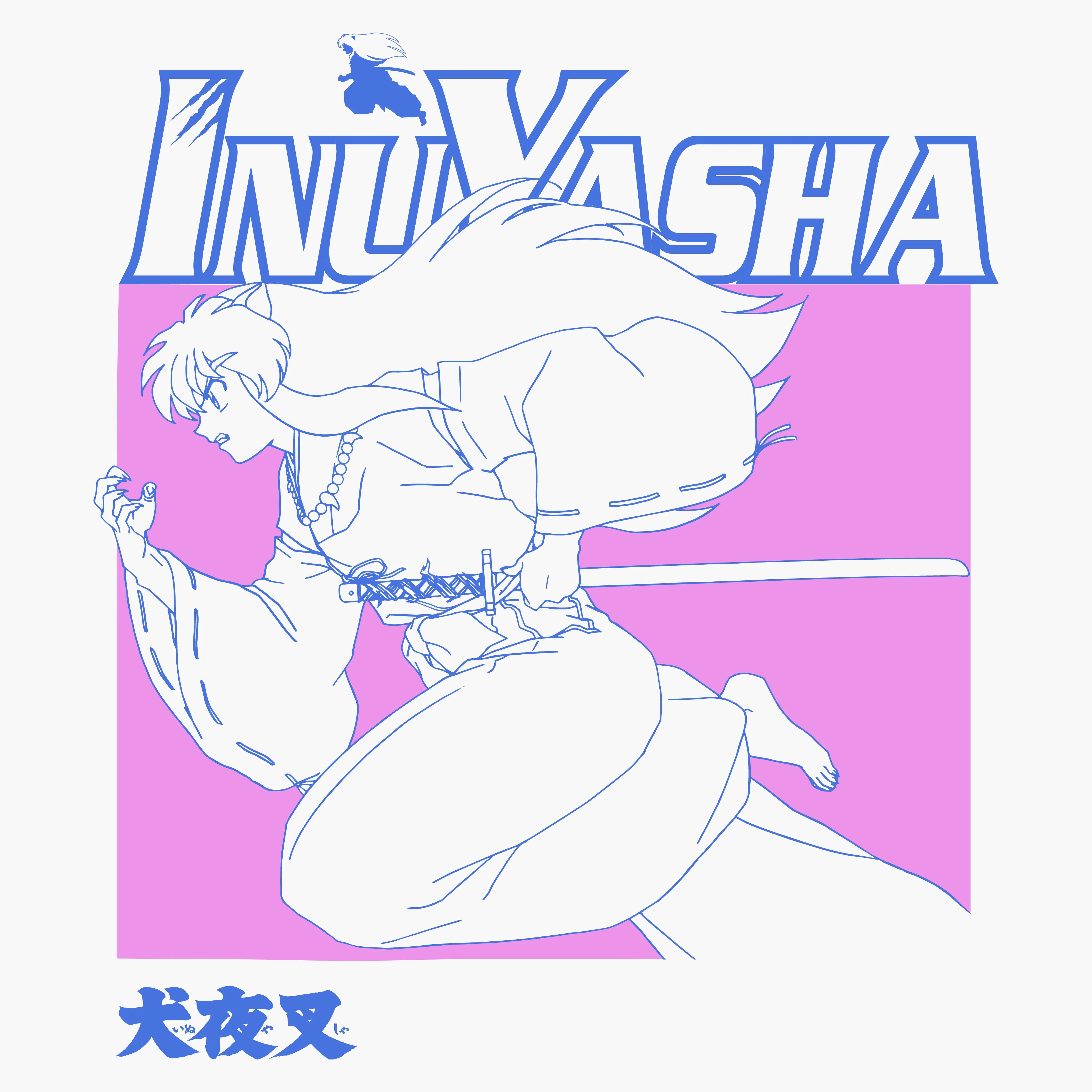 Inuyasha - Inuyasha Run Transparent Tee