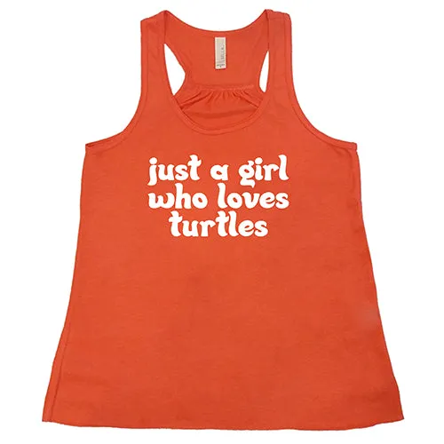 Just A Girl Who Loves Turtles Shirt