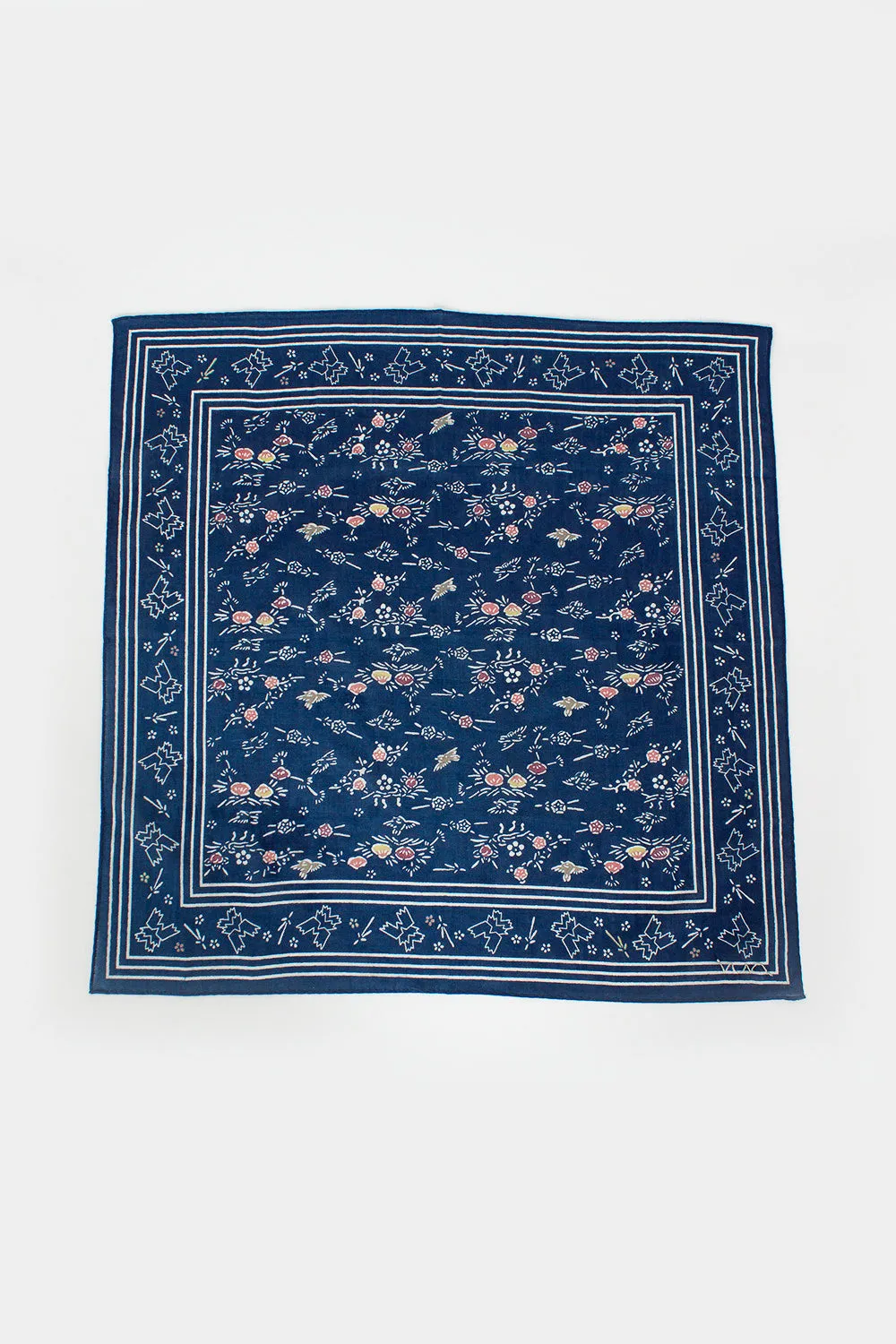 Khadi Bandana Dark Indigo