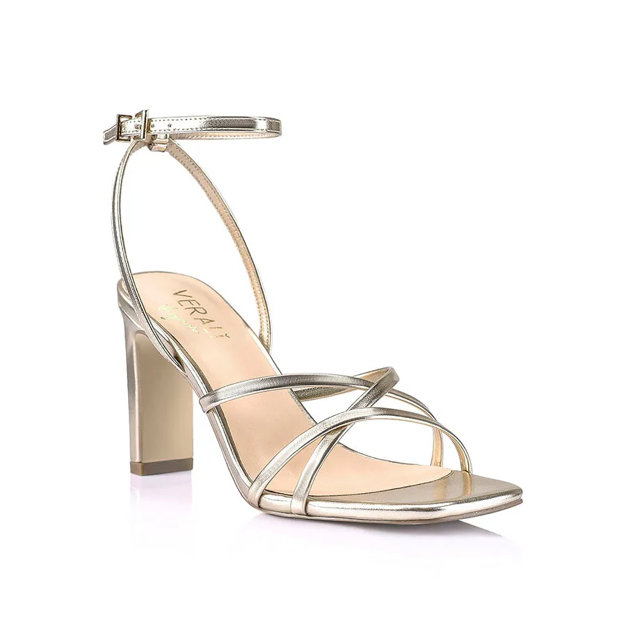 Kipp Strappy Heels - Champagne