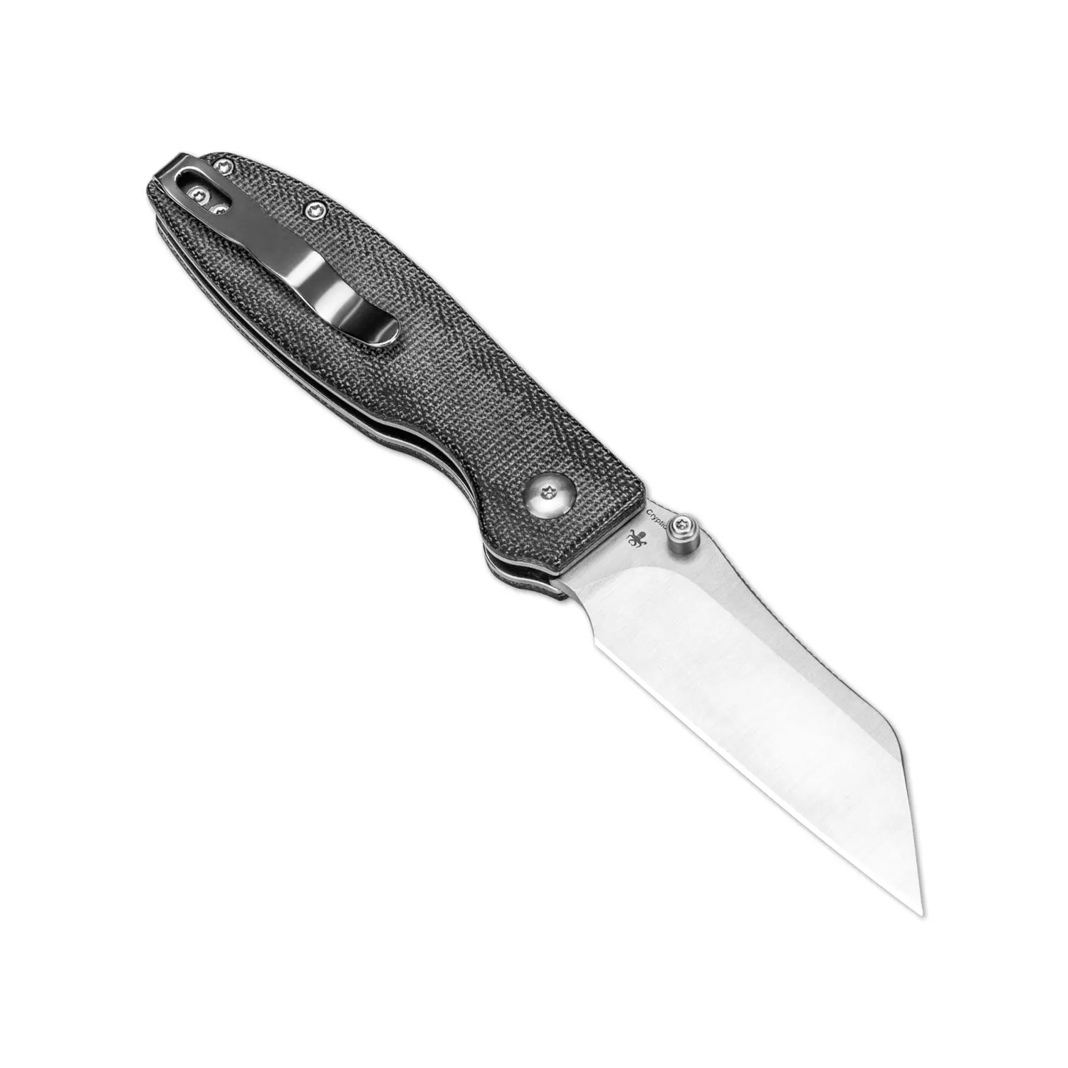 Kizer Cryptid 154CM Blade Button Lock Micarta Handle V3657C1 (2.94 Satin)