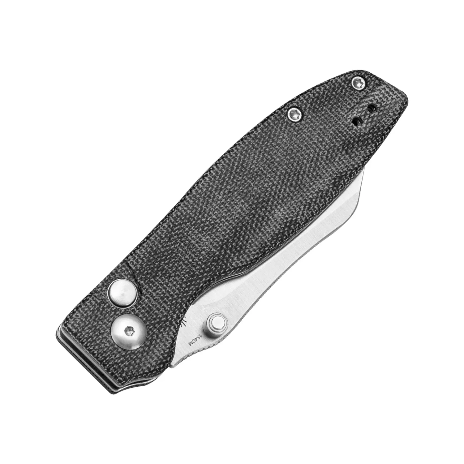 Kizer Cryptid 154CM Blade Button Lock Micarta Handle V3657C1 (2.94 Satin)