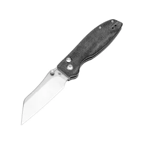 Kizer Cryptid 154CM Blade Button Lock Micarta Handle V3657C1 (2.94 Satin)