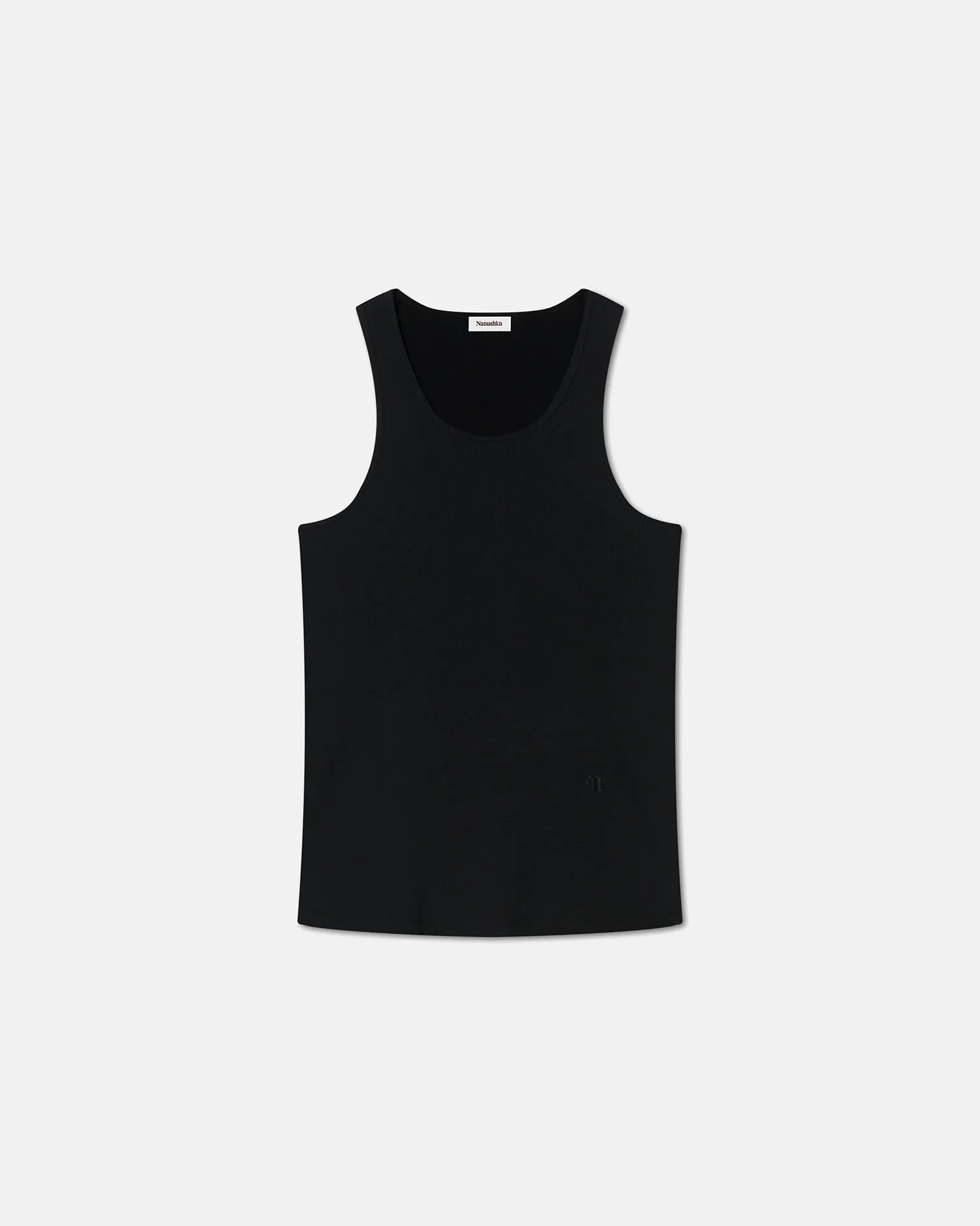 Korben - Sale Ribbed Cotton-Jersey Top - Black