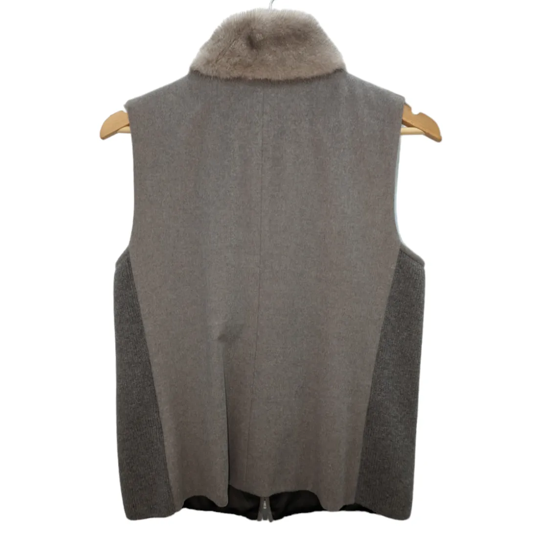 Lafayette 147 Loro Piana Cashmere and Mink Knit Vest - M