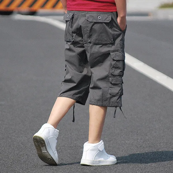 Large Size Multi-Pocket Outdoor Men's Shorts