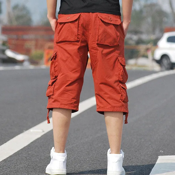 Large Size Multi-Pocket Outdoor Men's Shorts