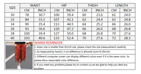 Large Size Multi-Pocket Outdoor Men's Shorts