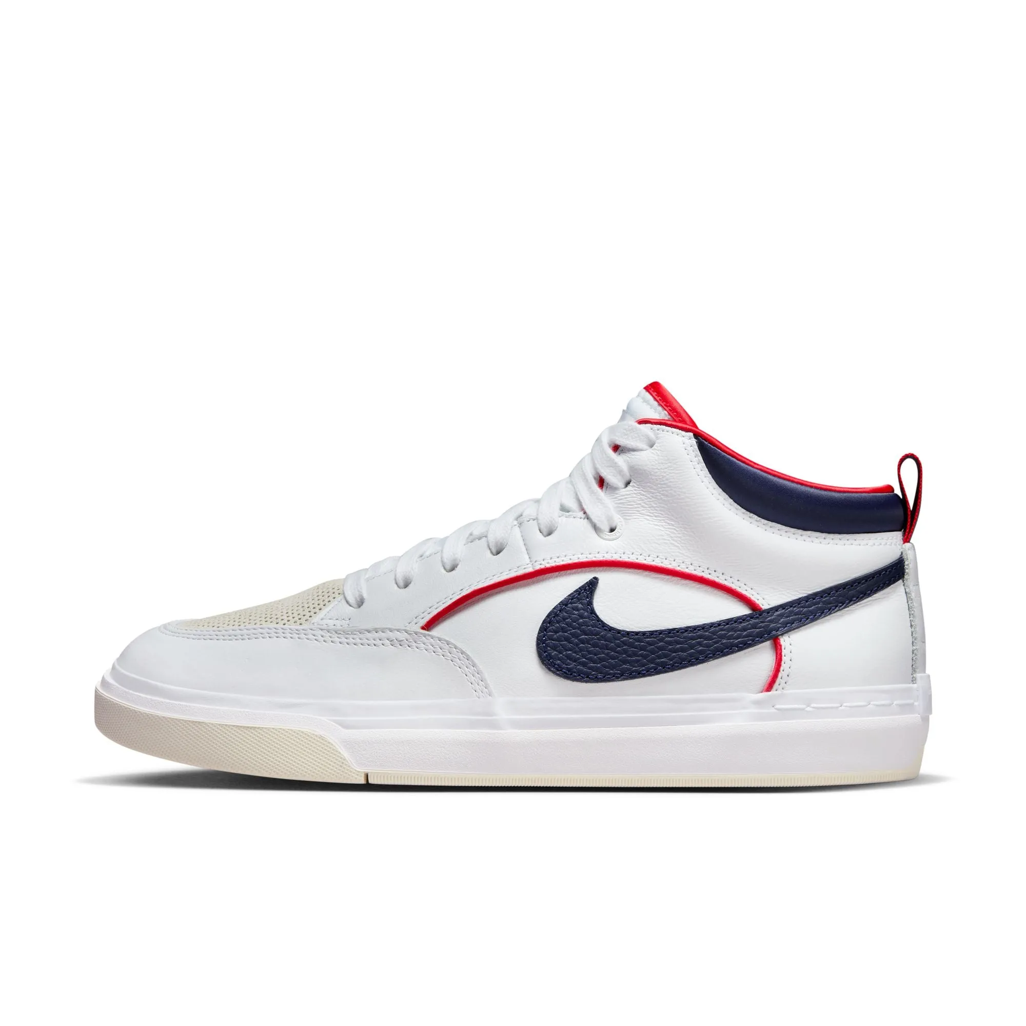 LEO REACT PREMIUM WHITE / MIDNIGHT NAVY / UNIVERSITY RED