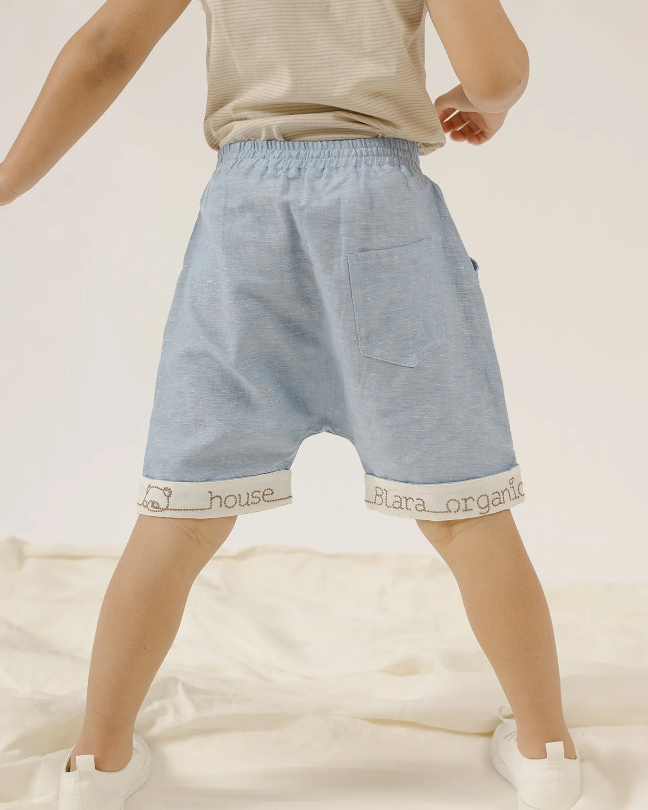 Linen Harem Shorts