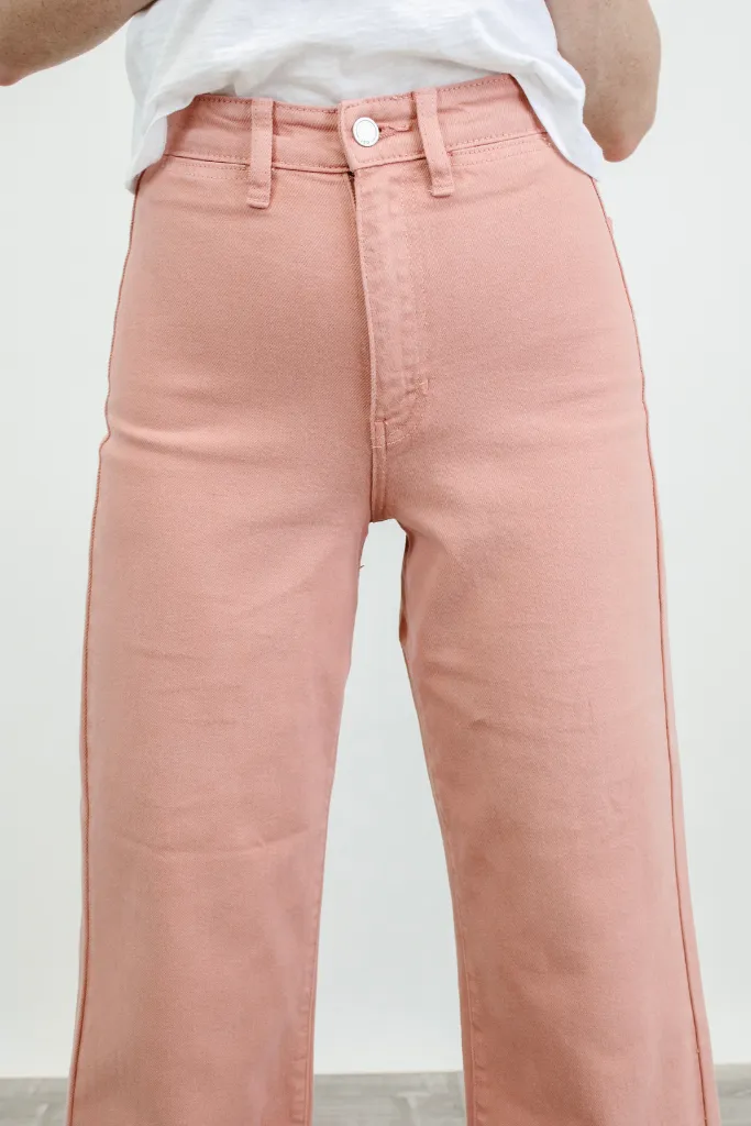 Made Me Blush Wide Leg Jean