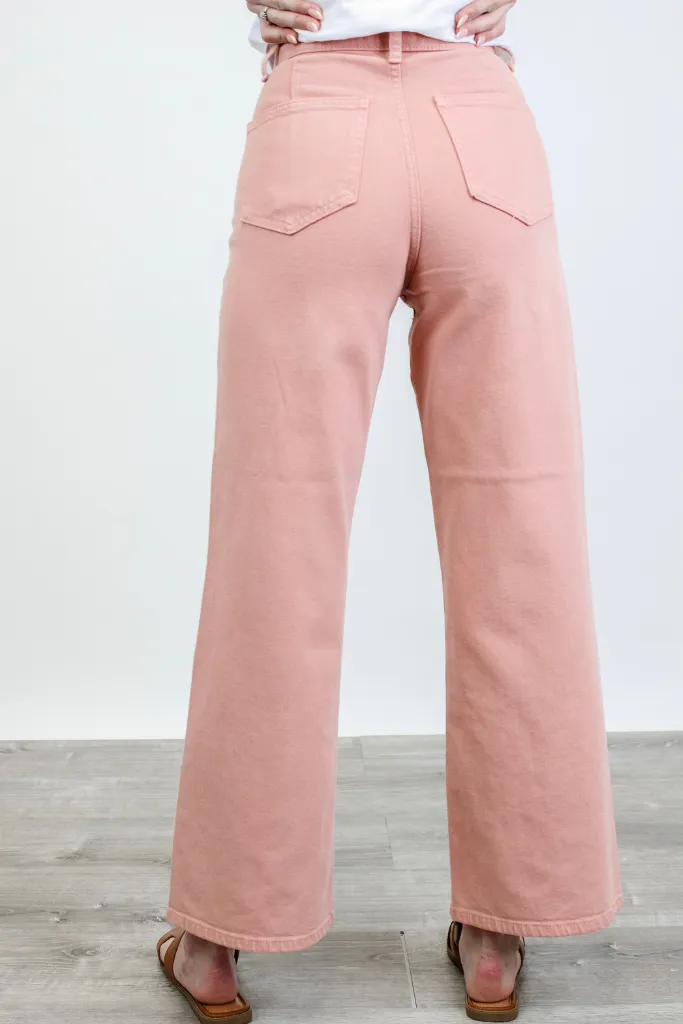 Made Me Blush Wide Leg Jean