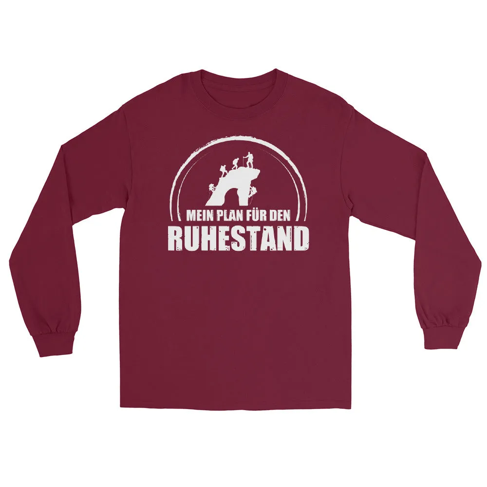 Mein Plan Fur Den Ruhestand - Herren Longsleeve