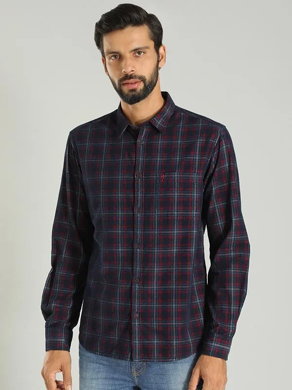 Men Checked Full Sleeve Cotton Shirt