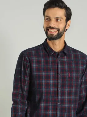 Men Checked Full Sleeve Cotton Shirt