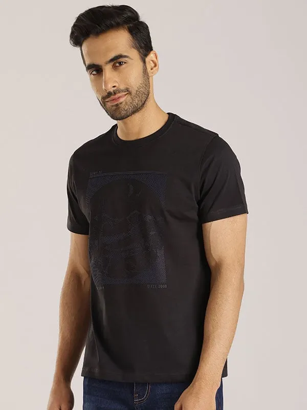 Men Graphic Crew Neck T-Shirt