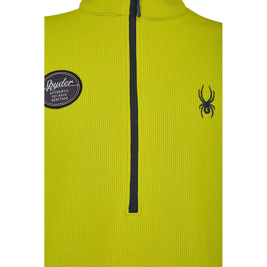 Mens Bandit Wengen Half Zip - Citron